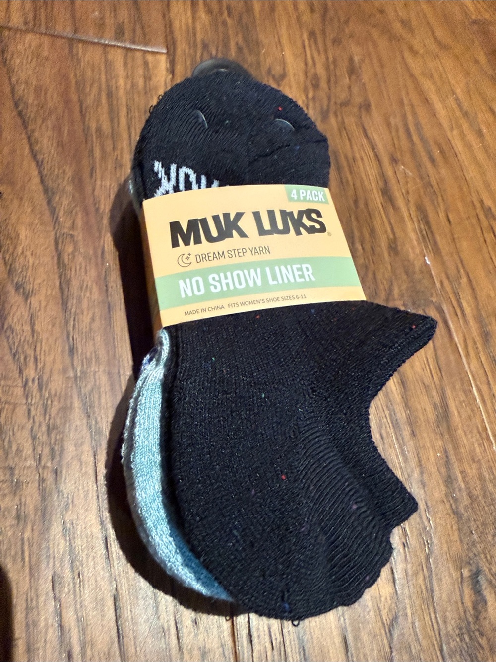 Muk Luks 4-Pack Women's No Show Liner Socks